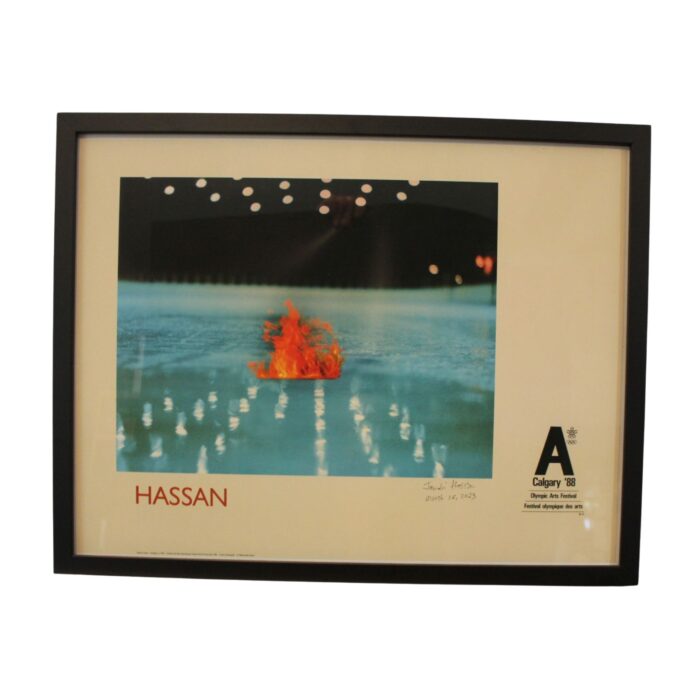 Olympic Poster I Dreamt the Snow Was Burning… 1986-2023 by Jamelie Hassan - Image 1