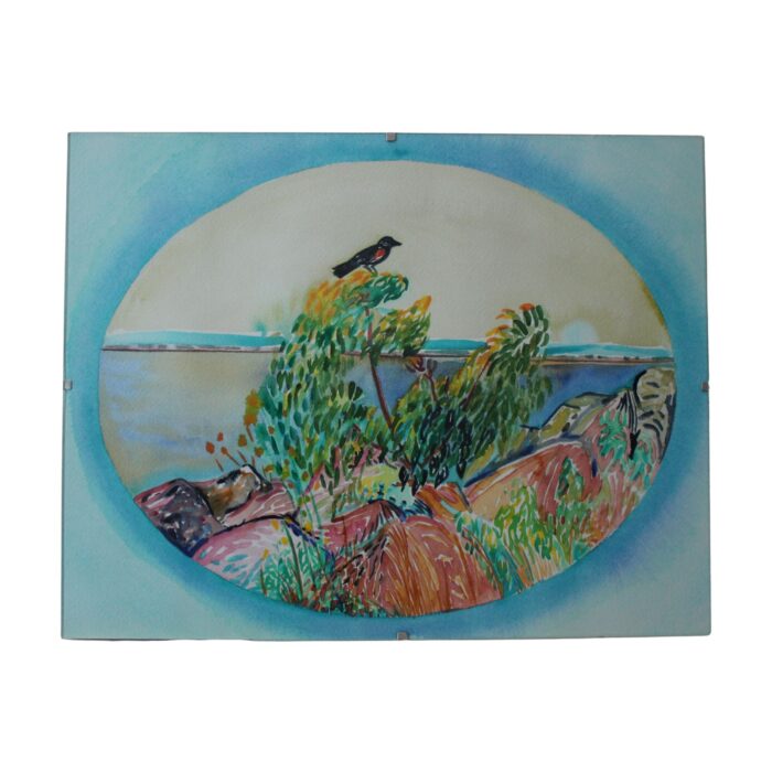 Red Winged Blackbird, Port Stanley 2002 by Jean Spence - Image 1